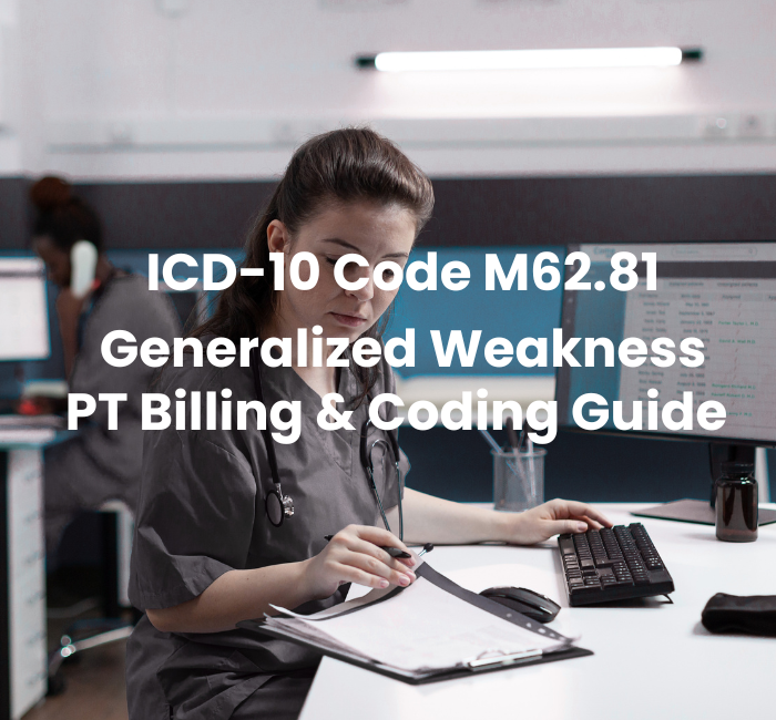 ICD-10 M62.81 Generalized Weakness | PT Billing Guide