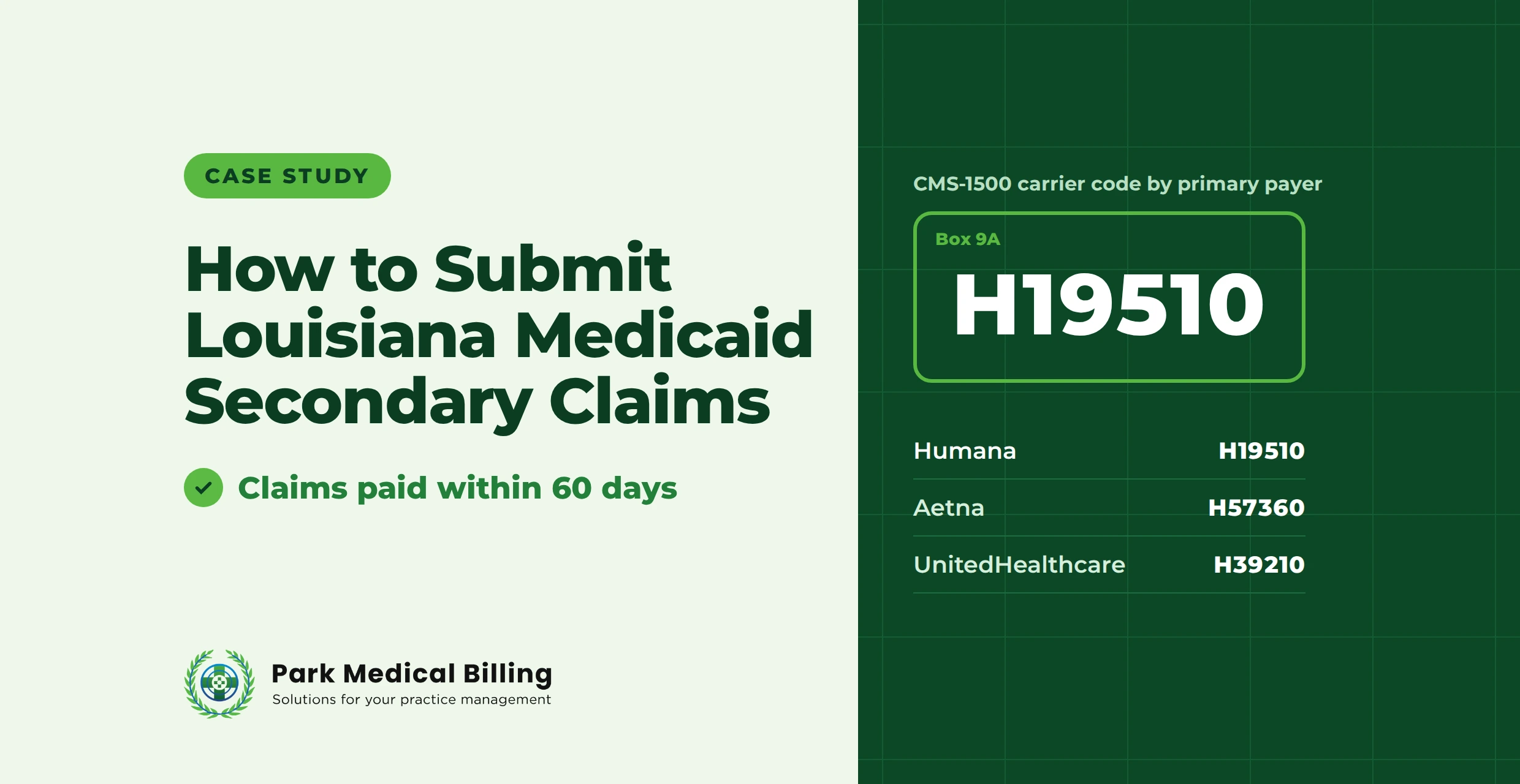 Louisiana Medicaid Secondary Claims Case Study | Park Medical Billing